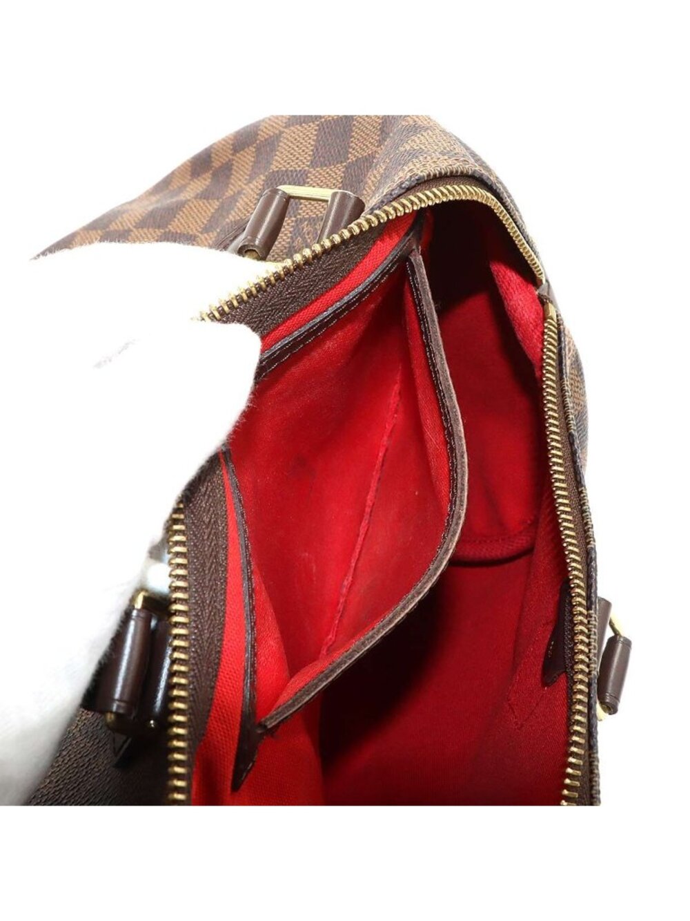 Louis Vuitton Damier Speedy 30 Hand Bag Ebene Brown Gold - Picture 7 of 10